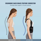 Back Brace Straightener Belt